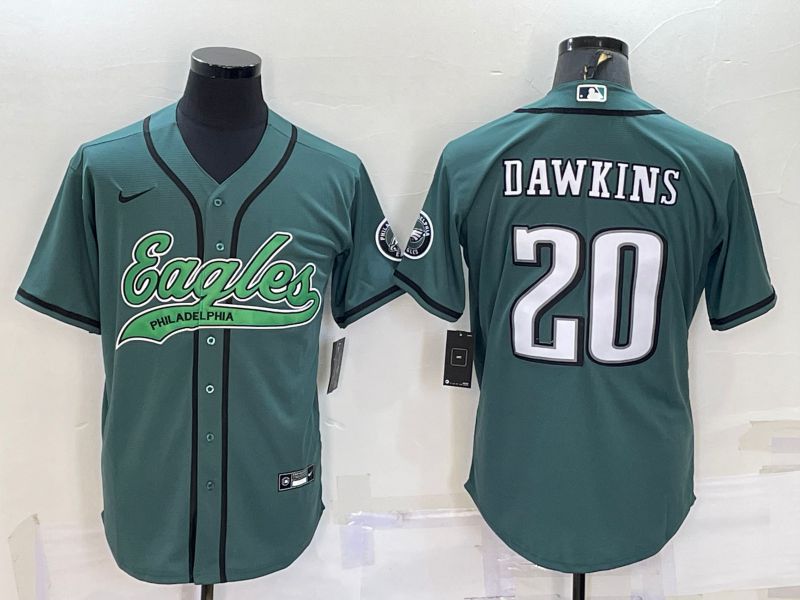 Men Philadelphia Eagles #20 Dawkins Green 2022 Nike Co branded NFL Jersey->philadelphia eagles->NFL Jersey